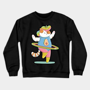 80's Cat Unicorn Crewneck Sweatshirt